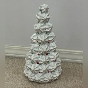 White gingerbread series candy tree